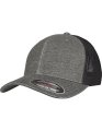 Truckers Cap Retro flexfit 6511M grijs-zwart